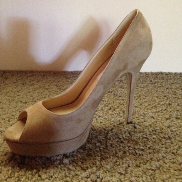 Jimmy Choo Shoes - Jimmy Choo Crown Suede Open Toe Pump